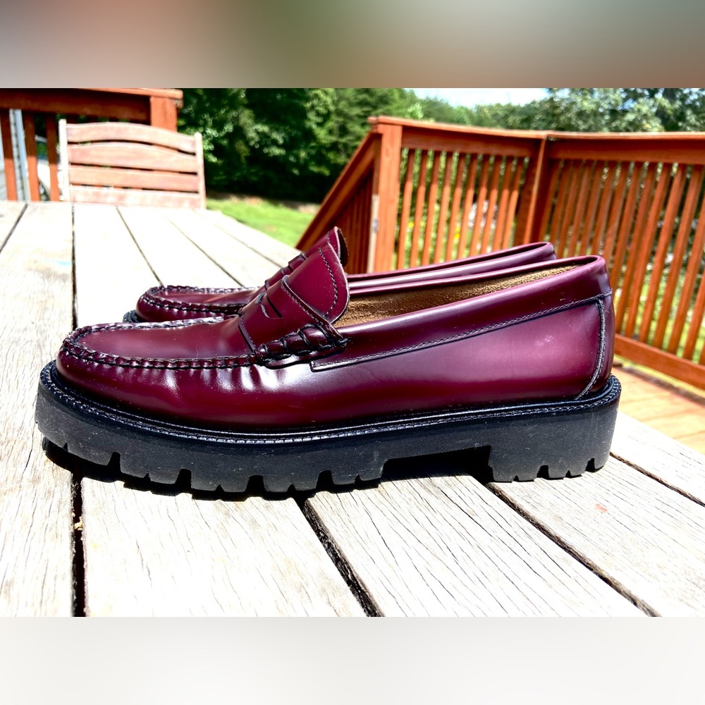 G.H. Bass & Co. Red Flats Classic Loafers